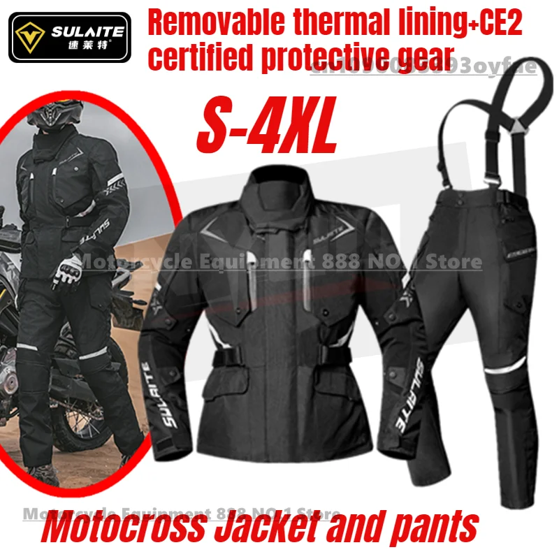 Winter Motorcycle Jacket Wear-resistant Motocross Jacket and pants Detachable Warm Inner Liner Rally Suit Anti Fall Equipments
Winter Motorcycle Jacket Wear-resistant Motocross Jacket and pants Detachable Warm Inner Liner Rally Suit Anti Fall Equipments