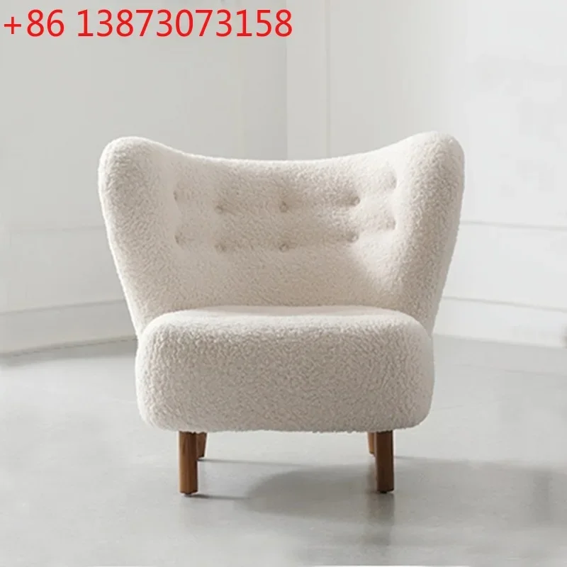 SPARKLE CASA Nordic Single Designer Minimalist Lamb Plush Chair
SPARKLE CASA Nordic Single Designer Minimalist Lamb Plush Chair