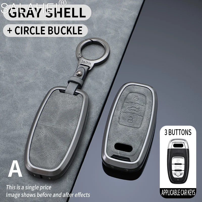 Alloy Leather Car Key Case Fob Remote Protector Shell For Audi Q1 Q2 Q3 Q4 Q5 Q6 Q7 Q8 A1 A2 A3 A4 A5 A6 A7 A8 TT RS3 RS7 TTS R8
Alloy Leather Car Key Case Fob Remote Protector Shell For Audi Q1 Q2 Q3 Q4 Q5 Q6 Q7 Q8 A1 A2 A3 A4 A5 A6 A7 A8 TT RS3 RS7 TTS R8