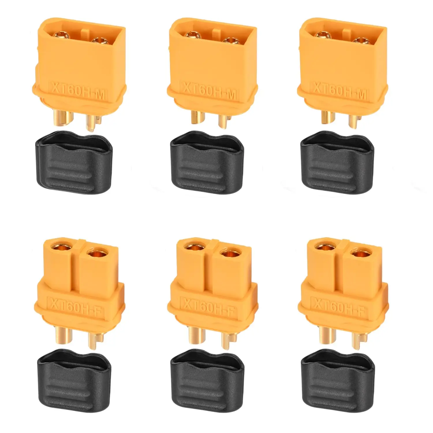 XFlight Hobby 5 Pcs XT60H Male Female Bullet Connectors Plugs for RC Lipo Battery Rc Drone Airplane Accessories
XFlight Hobby 5 Pcs XT60H Male Female Bullet Connectors Plugs for RC Lipo Battery Rc Drone Airplane Accessories