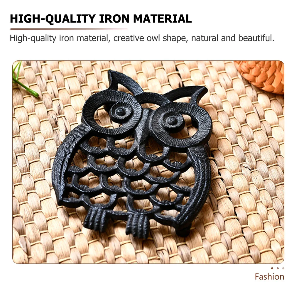 Heat Insulated Coaster Owl Shape Desk Mat Waterproof Corrosion Resistant Cup Placemat Tableware Mat Black Smooth Surface Easy
Heat Insulated Coaster Owl Shape Desk Mat Waterproof Corrosion Resistant Cup Placemat Tableware Mat Black Smooth Surface Easy