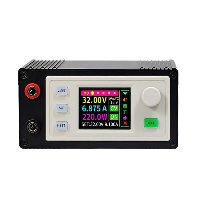 AT82-SK220S DC Buck Boost Converter 9A 220W CNC Regulator Adjustable CC CV Lab Solar Charging Module
AT82-SK220S DC Buck Boost Converter 9A 220W CNC Regulator Adjustable CC CV Lab Solar Charging Module