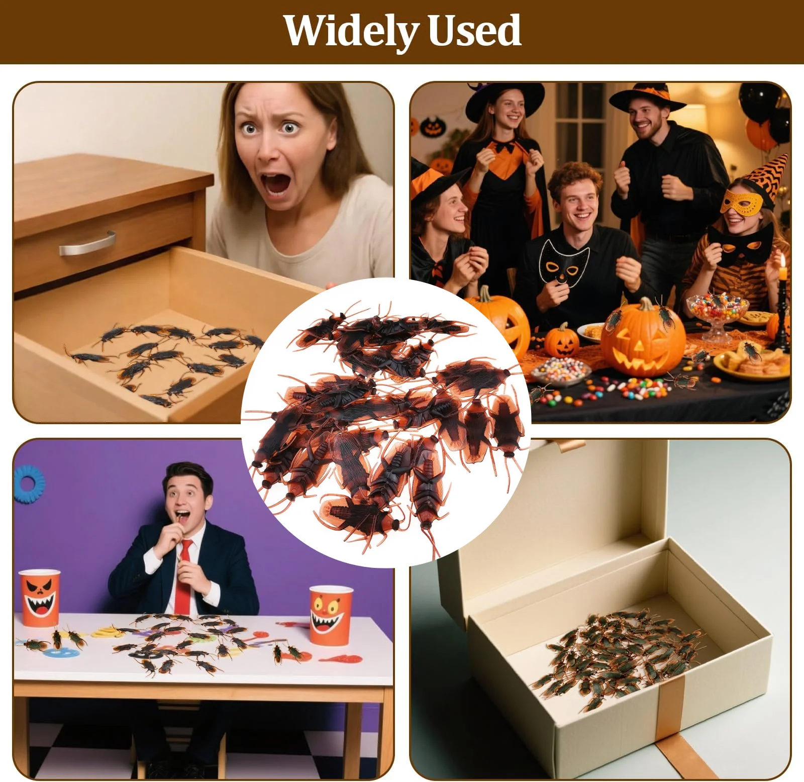 Реквизит для розыгрышей на Хэллоуин: реалистичная модель-муляж таракана, декоративный реквизит, практичные игрушки-шутки на 1 апреля, имитация насекомых
Реквизит для розыгрышей на Хэллоуин: реалистичная модель-муляж таракана, декоративный реквизит, практичные игрушки-шутки на 1 апреля, имитация насекомых