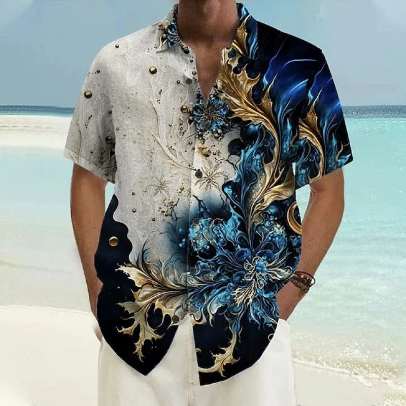 4XL Plus Size Men's Clothing Fashion Tie-dye Shirts Summer Short Sleeve 3D Print Street Trend Male Blouse Oversized Casual Shirt
4XL Plus Size Men's Clothing Fashion Tie-dye Shirts Summer Short Sleeve 3D Print Street Trend Male Blouse Oversized Casual Shirt