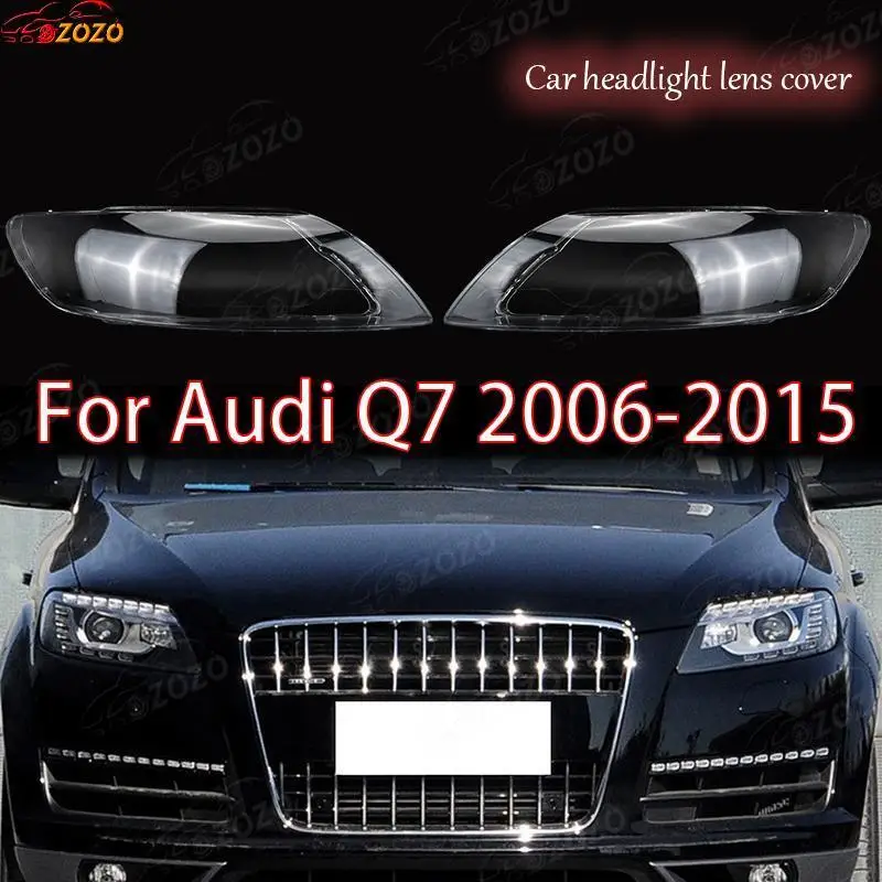 Крышка объектива фар автомобиля для Audi Q7 2006-2015, абажур для фар, крышка лампы, автомобильные аксессуары, автозапчасти
Крышка объектива фар автомобиля для Audi Q7 2006-2015, абажур для фар, крышка лампы, автомобильные аксессуары, автозапчасти