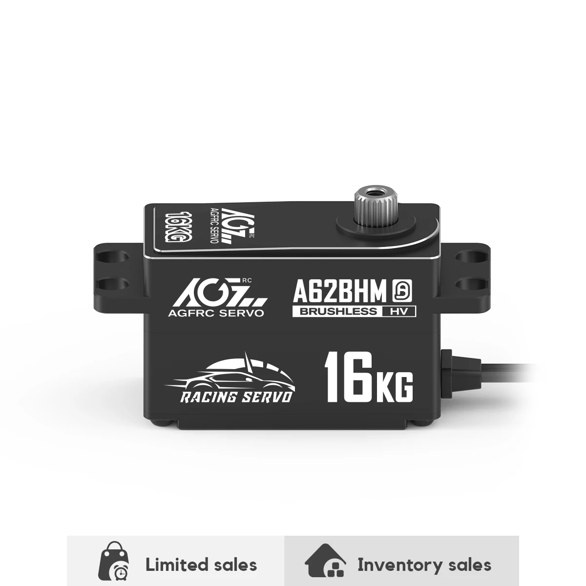 AGFRC A62BHM-O Высокопрочный стальной шестерня 16 кг Супермощный низкопрофильный бесщеточный радиоуправляемый сервопривод
AGFRC A62BHM-O Высокопрочный стальной шестерня 16 кг Супермощный низкопрофильный бесщеточный радиоуправляемый сервопривод