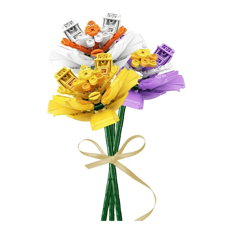 3pcs/lot Colourful Saffron Flowers Bouquet Building Block Garden Plant Model Bricks Toys For Children Tabletop Decoration Gift
3pcs/lot Colourful Saffron Flowers Bouquet Building Block Garden Plant Model Bricks Toys For Children Tabletop Decoration Gift
