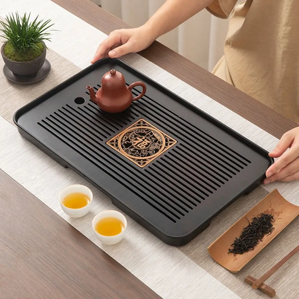 Dual Purpose Bamboo Tea Tray with Drain Quick Drainage Water Storage Filter Tea Serving Tray Vintage Removable
Dual Purpose Bamboo Tea Tray with Drain Quick Drainage Water Storage Filter Tea Serving Tray Vintage Removable
