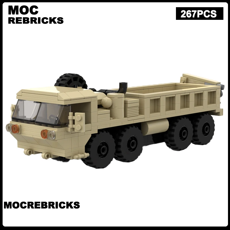 Military Vehicle Series Oshkosh HEMTT 8x8 MOC Large Trucks Building Blocks Assembly Model Bricks Display Creative Puzzle Toys
Military Vehicle Series Oshkosh HEMTT 8x8 MOC Large Trucks Building Blocks Assembly Model Bricks Display Creative Puzzle Toys