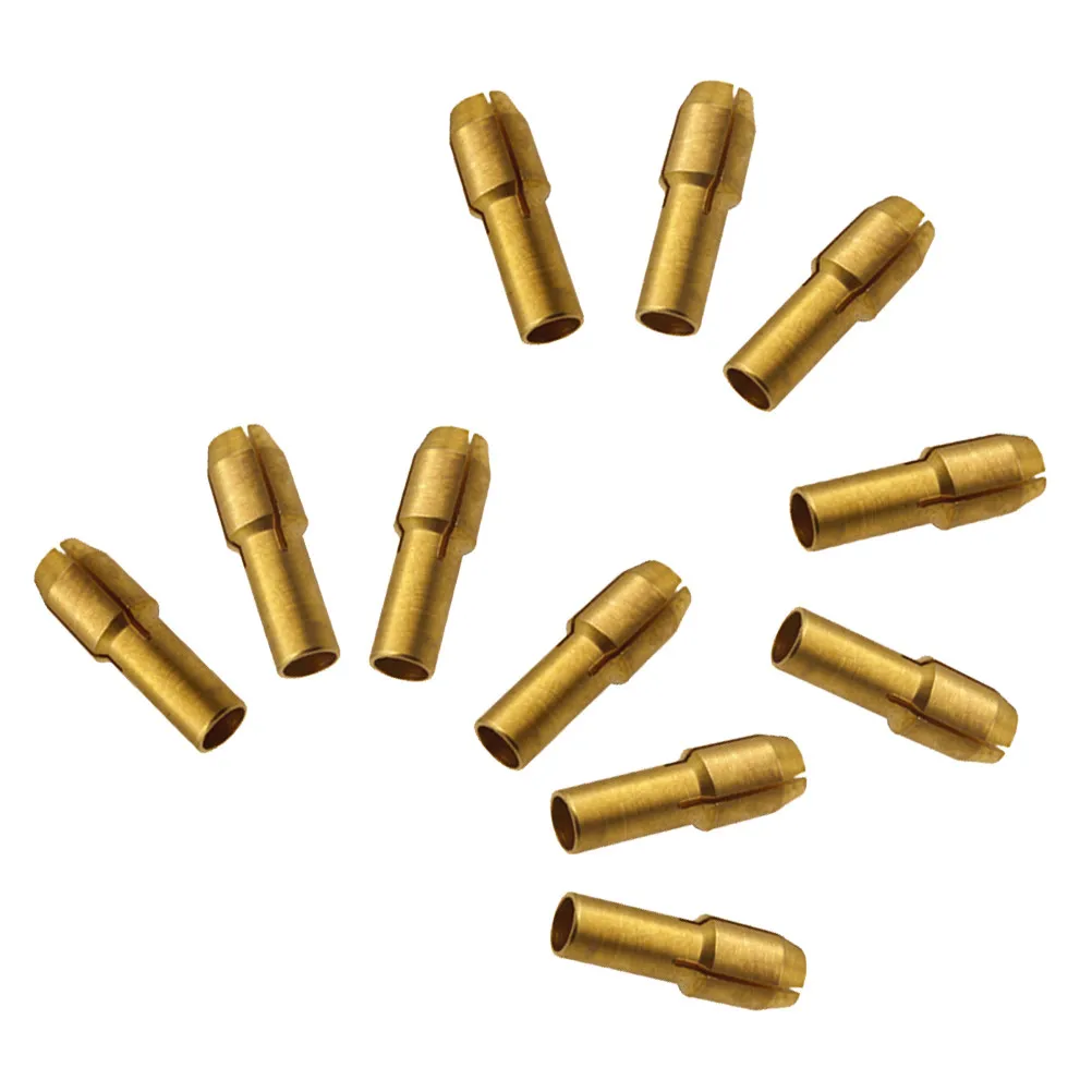 11Pcs Brass Electric Grinder Collets 0.5-3.2mm Full Copper Rotary Tool Drill Chuck Long Service Life Rotary Tool Collet
11Pcs Brass Electric Grinder Collets 0.5-3.2mm Full Copper Rotary Tool Drill Chuck Long Service Life Rotary Tool Collet
