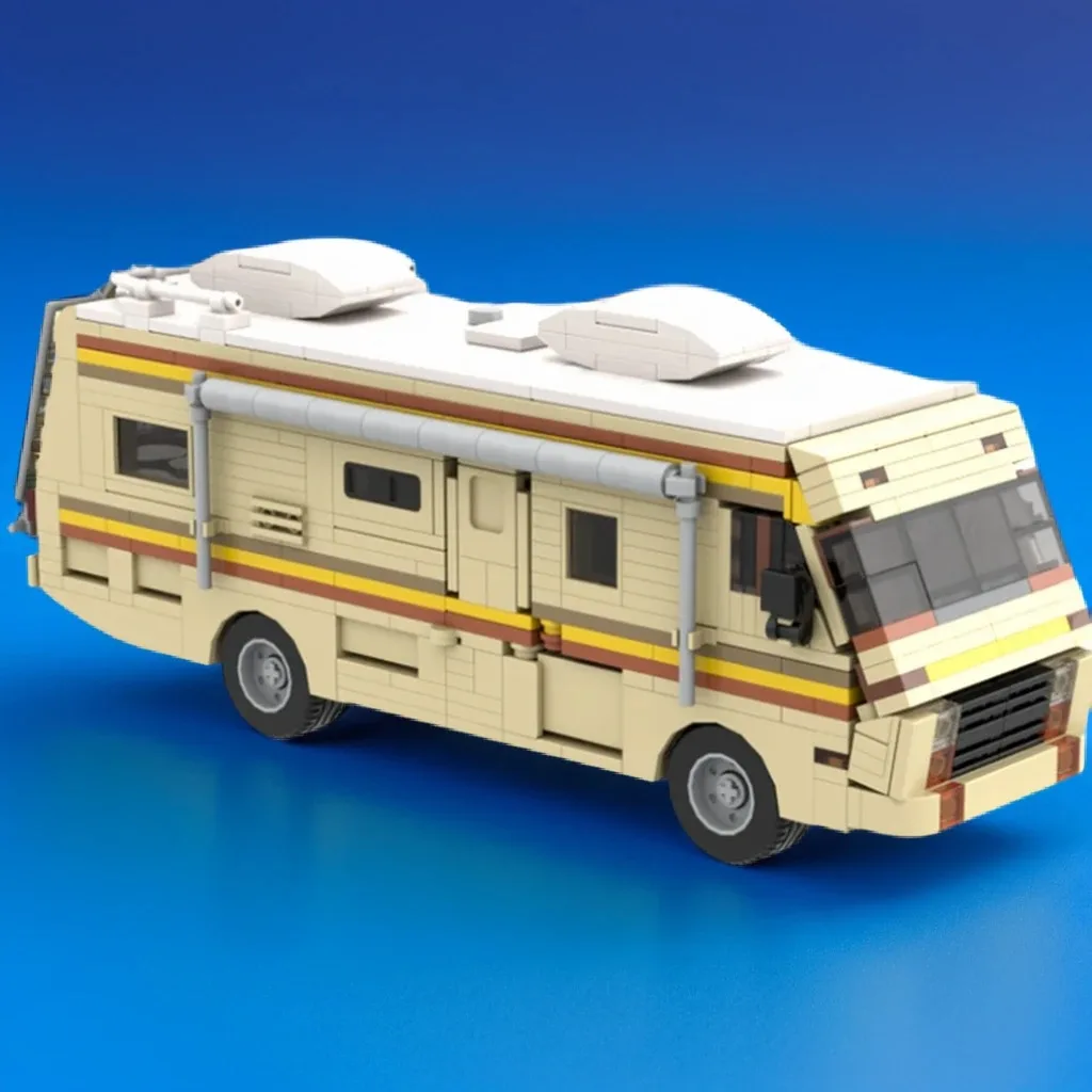 814PCS MOC Breaking Bad RV Classic TV Series Camper Van Vehicle Model DIY Model Building Blocks Birthday Toys Gift
814PCS MOC Breaking Bad RV Classic TV Series Camper Van Vehicle Model DIY Model Building Blocks Birthday Toys Gift
