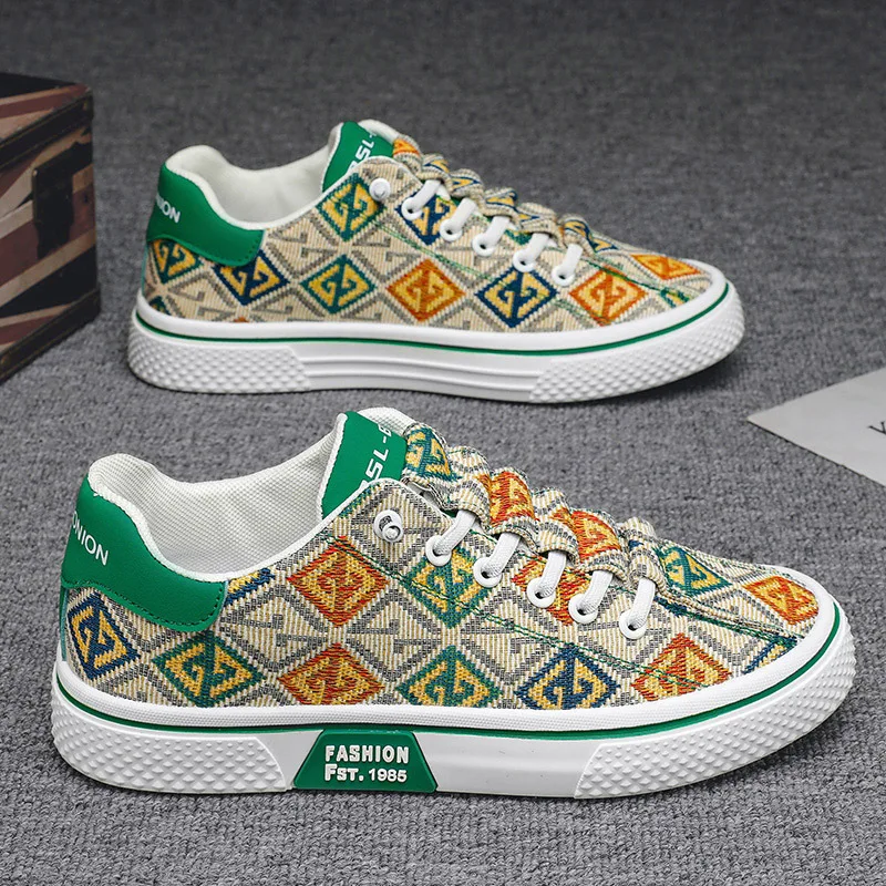 LiveDay/Мужская модная повседневная парусиновая обувь 2025 г., дышащие легкие универсальные модные туфли на плоской подошве с круглым носком и низким берцем
LiveDay/Мужская модная повседневная парусиновая обувь 2025 г., дышащие легкие универсальные модные туфли на плоской подошве с круглым носком и низким берцем