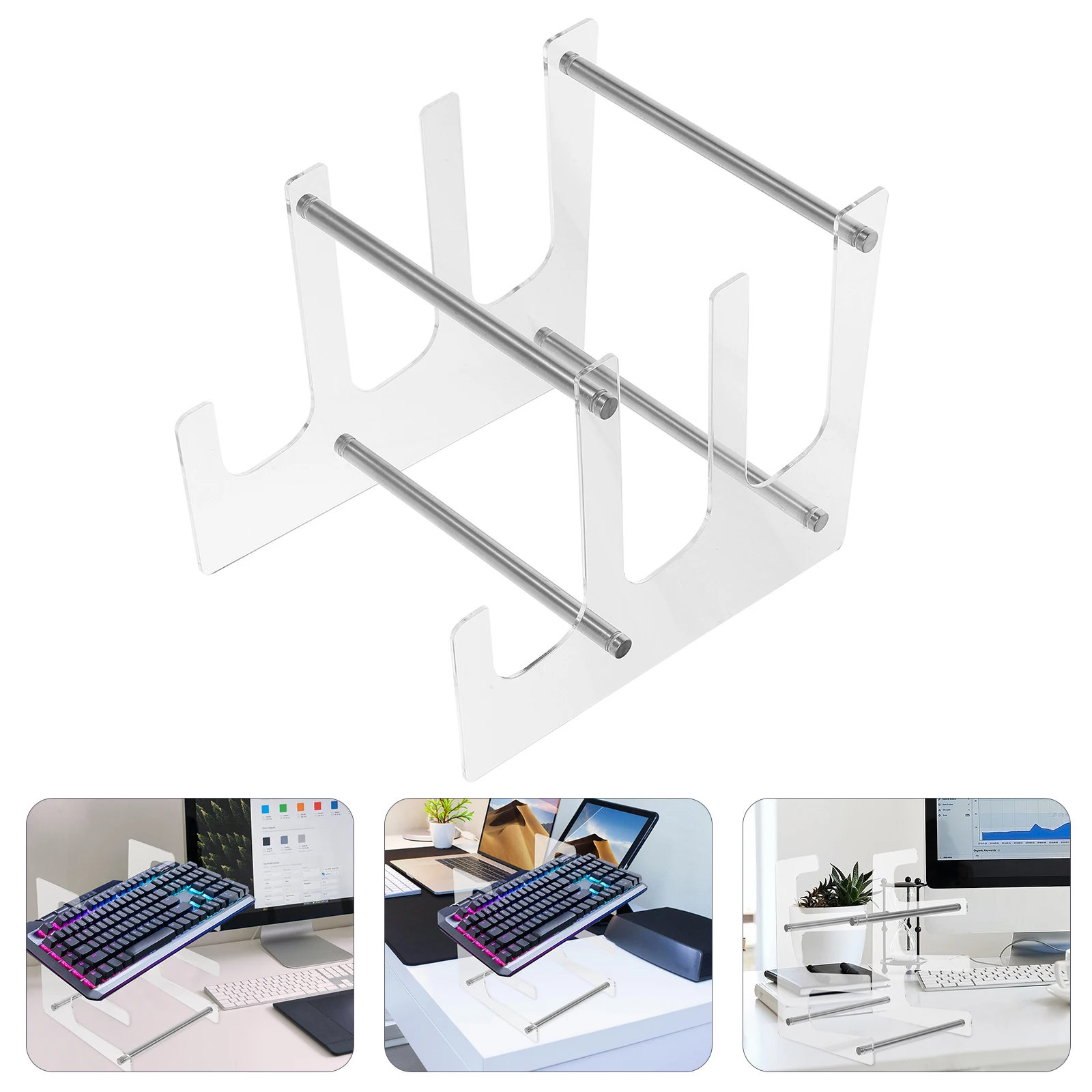 Keyboard Stand Display Desk Ergonomic Desktop Gaming Frame Holder Computer Storage Rack
Keyboard Stand Display Desk Ergonomic Desktop Gaming Frame Holder Computer Storage Rack