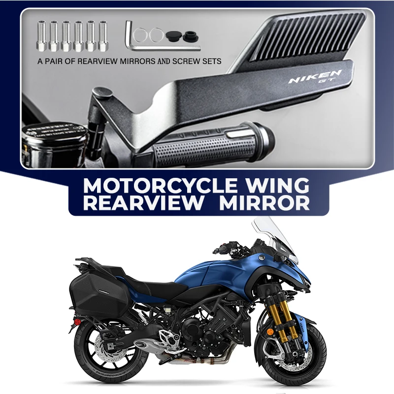 Folding Motorcycle Wind Wing Aluminum Alloy Side Rearview Mirror For YAMAHA NIKEN GT Niken NikenGT RNINET RNINE Upgrade Custom
Folding Motorcycle Wind Wing Aluminum Alloy Side Rearview Mirror For YAMAHA NIKEN GT Niken NikenGT RNINET RNINE Upgrade Custom