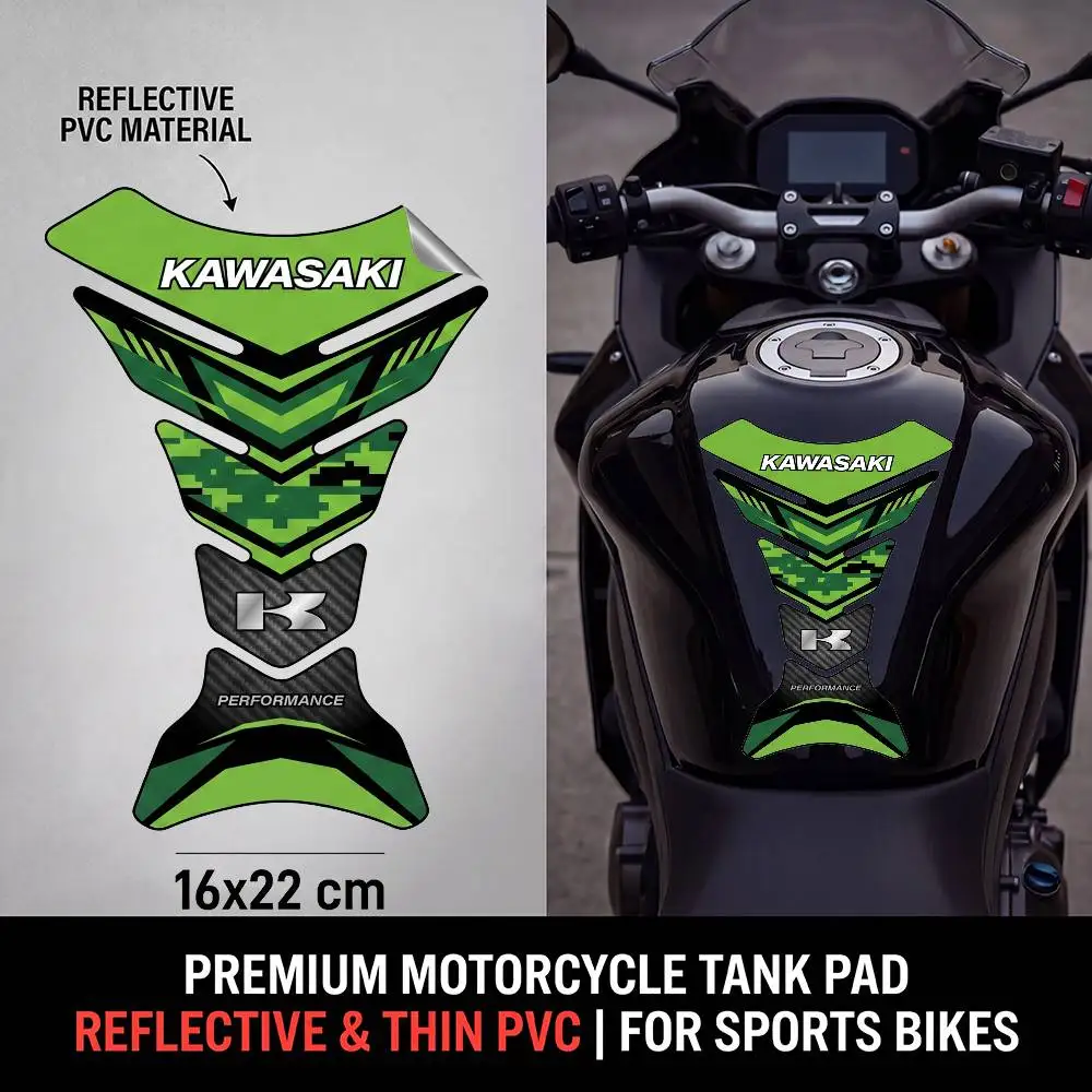 FOR KAWASAKI Motorcycle PVC Tank Pad Tank Cap Protector Racing Sticker Universal
FOR KAWASAKI Motorcycle PVC Tank Pad Tank Cap Protector Racing Sticker Universal