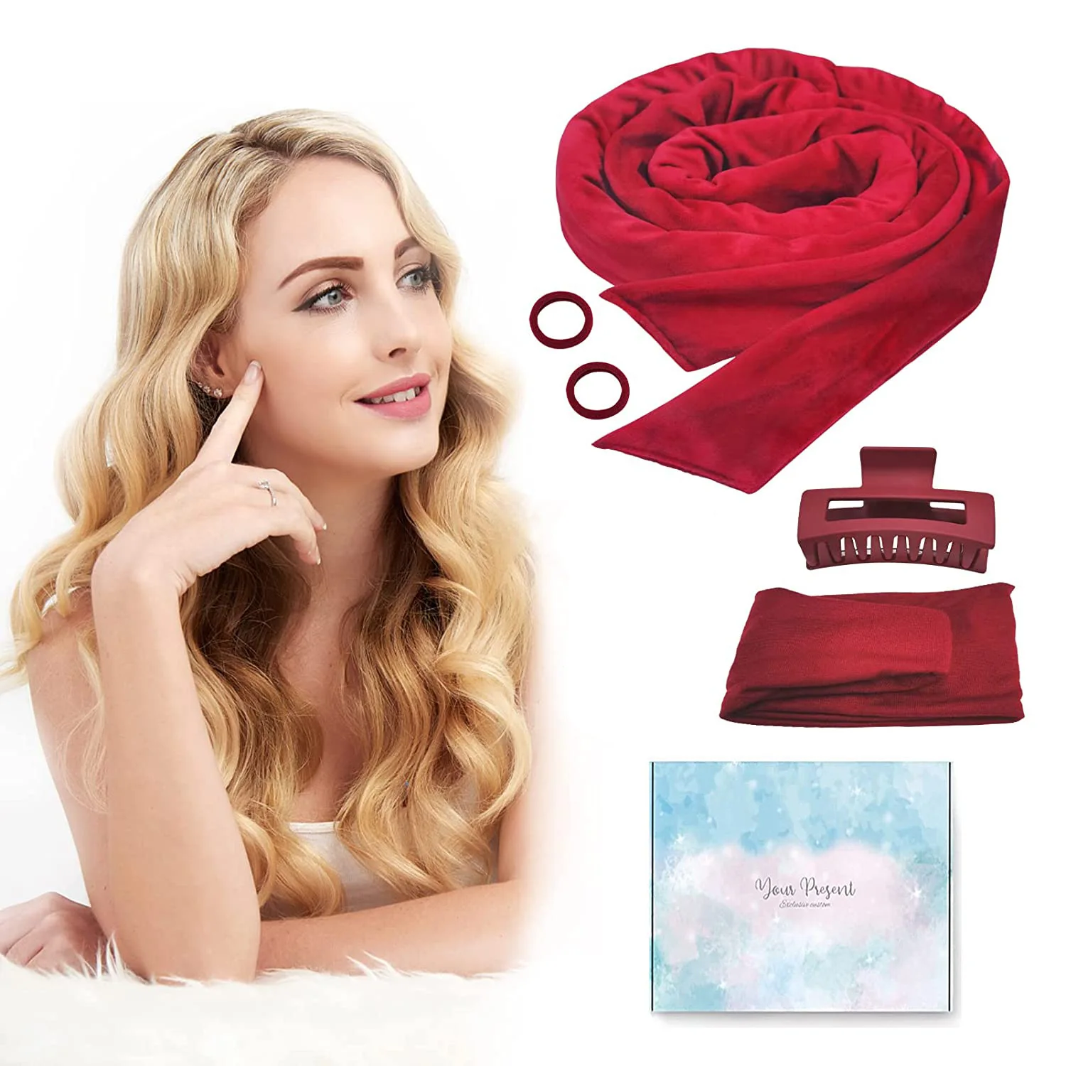Multi Lazy Heatless Curling Iron Headband Extra Long Rod Roller Big Wave Sleep Hair Band Care Styling Tools HA2590
Multi Lazy Heatless Curling Iron Headband Extra Long Rod Roller Big Wave Sleep Hair Band Care Styling Tools HA2590