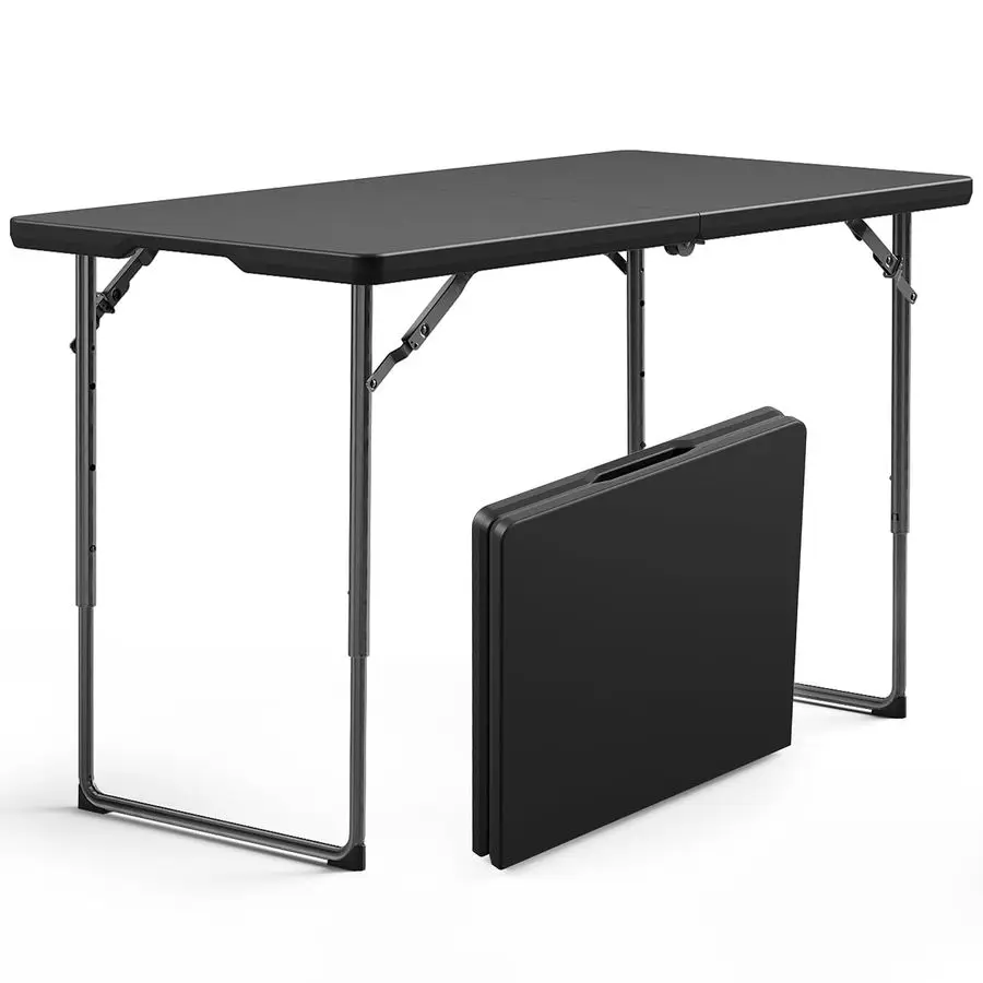 Table, 4FT Foldable Picnic Table with Adjustable Height, Heavy Duty FoldinHalf Portable Table for Weddings, Camping, RV Travel,
Table, 4FT Foldable Picnic Table with Adjustable Height, Heavy Duty FoldinHalf Portable Table for Weddings, Camping, RV Travel,