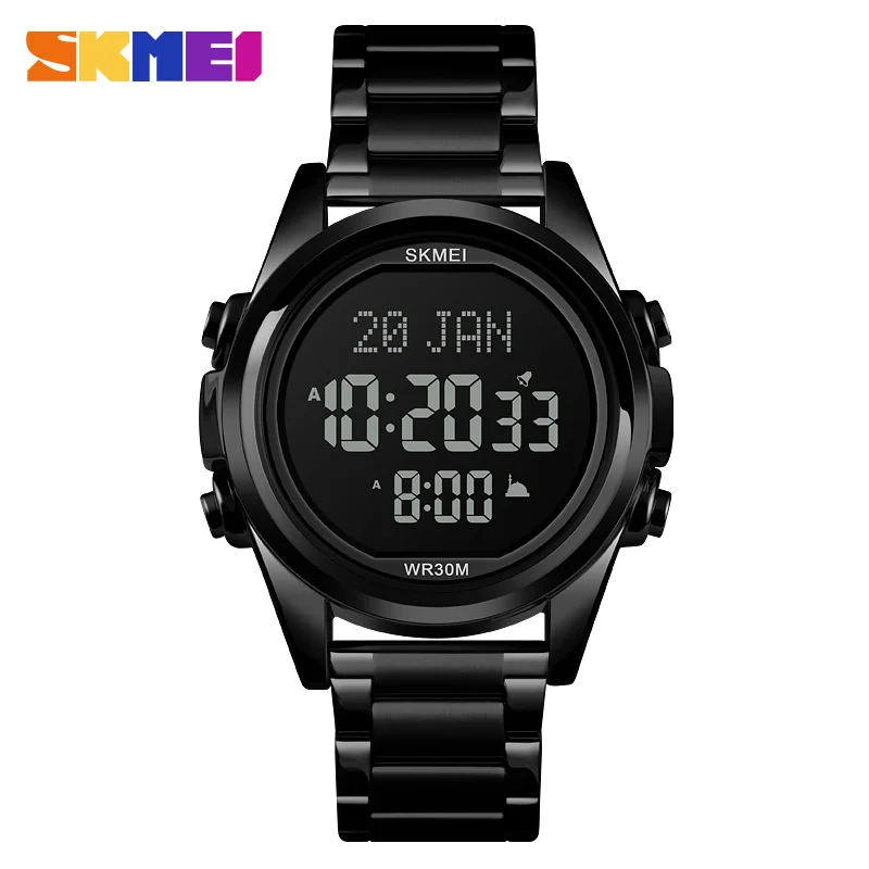 SKMEI Hijri Calendar Islamic Al Harameen Fajr Time Wristwatch Muslim Azan Clock Watch for Prayer with Qibla Compass Adhan Alarm
SKMEI Hijri Calendar Islamic Al Harameen Fajr Time Wristwatch Muslim Azan Clock Watch for Prayer with Qibla Compass Adhan Alarm