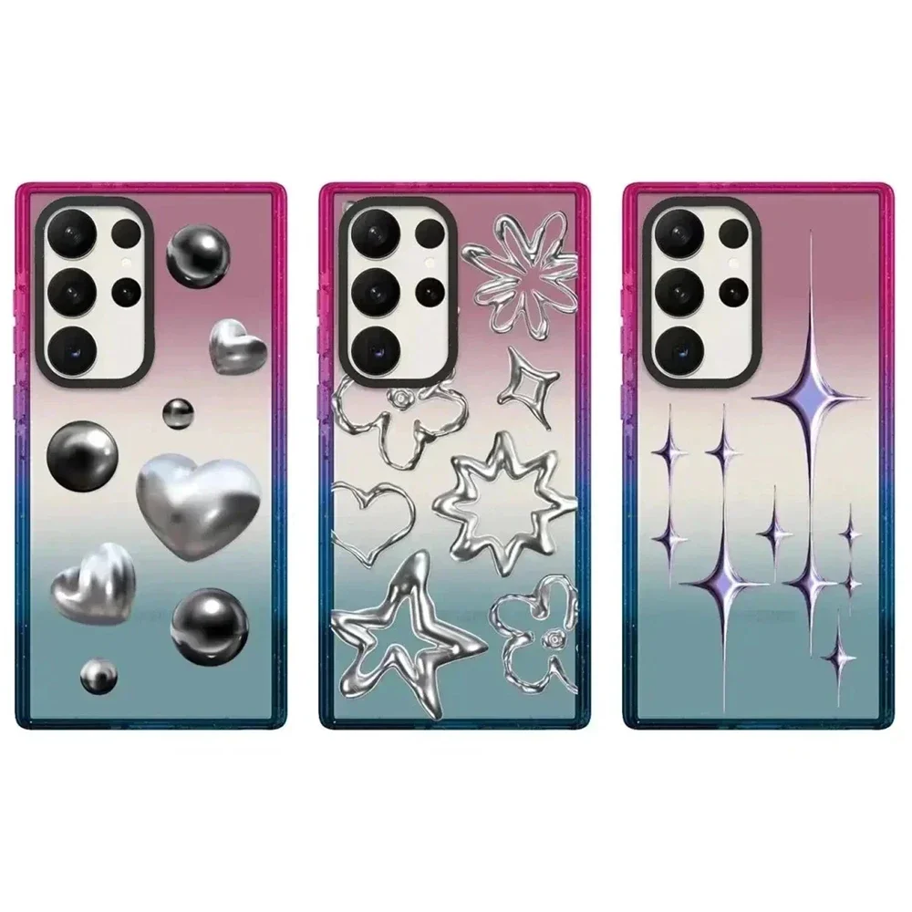 Heart Star Acrylic Colorful Border Protective Case for Samsung Galaxy S 22 S23 S24 Ultra S22+ S23+ S24 Plus Shell
Heart Star Acrylic Colorful Border Protective Case for Samsung Galaxy S 22 S23 S24 Ultra S22+ S23+ S24 Plus Shell