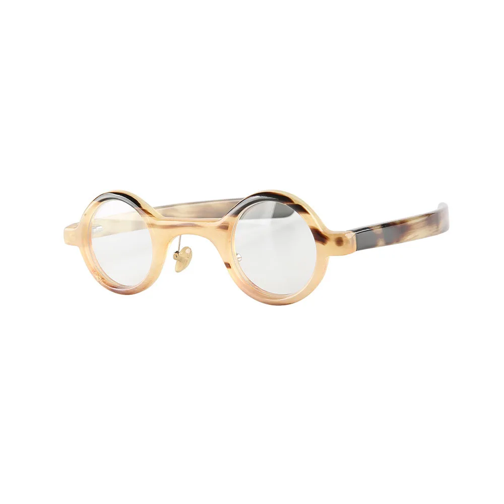 Eyewear Unique Round Retro Handmade Natural Horn Reading Eyeglass Frames For Men Women Eyewear Clear Prescription Glasses Frame
Eyewear Unique Round Retro Handmade Natural Horn Reading Eyeglass Frames For Men Women Eyewear Clear Prescription Glasses Frame