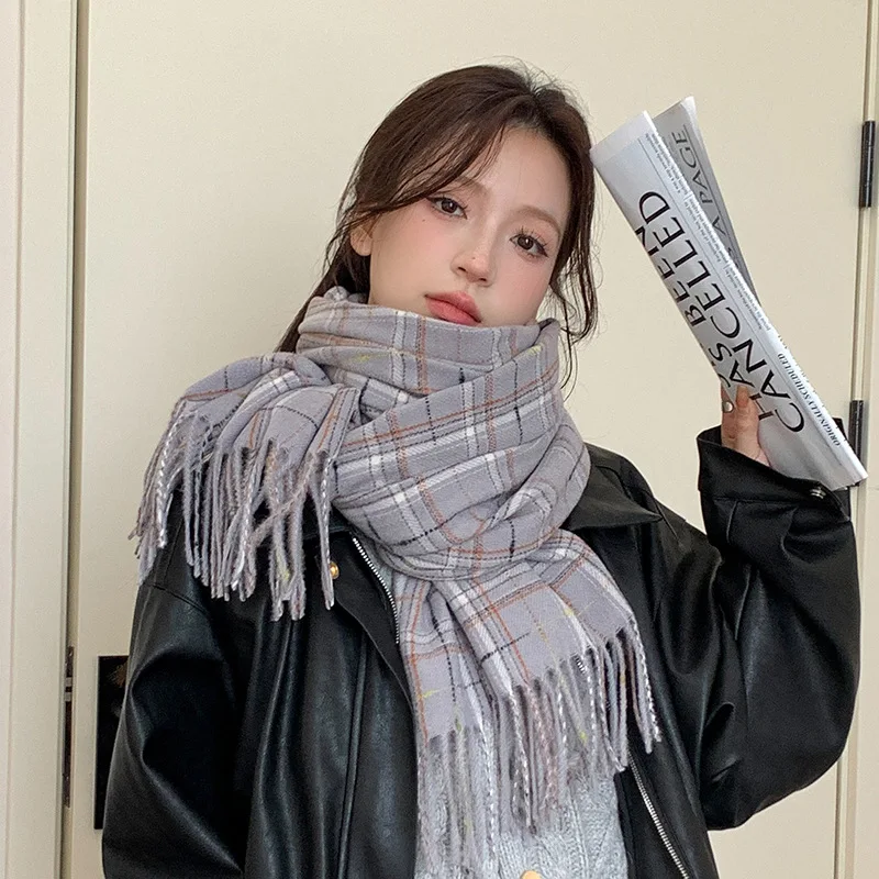 -Border Melad Style Коричневый клетчатый шарф Женский зимний морозостойкий теплый шарф для шеи Теплая верхняя одежда Шаль оптом
-Border Melad Style Коричневый клетчатый шарф Женский зимний морозостойкий теплый шарф для шеи Теплая верхняя одежда Шаль оптом