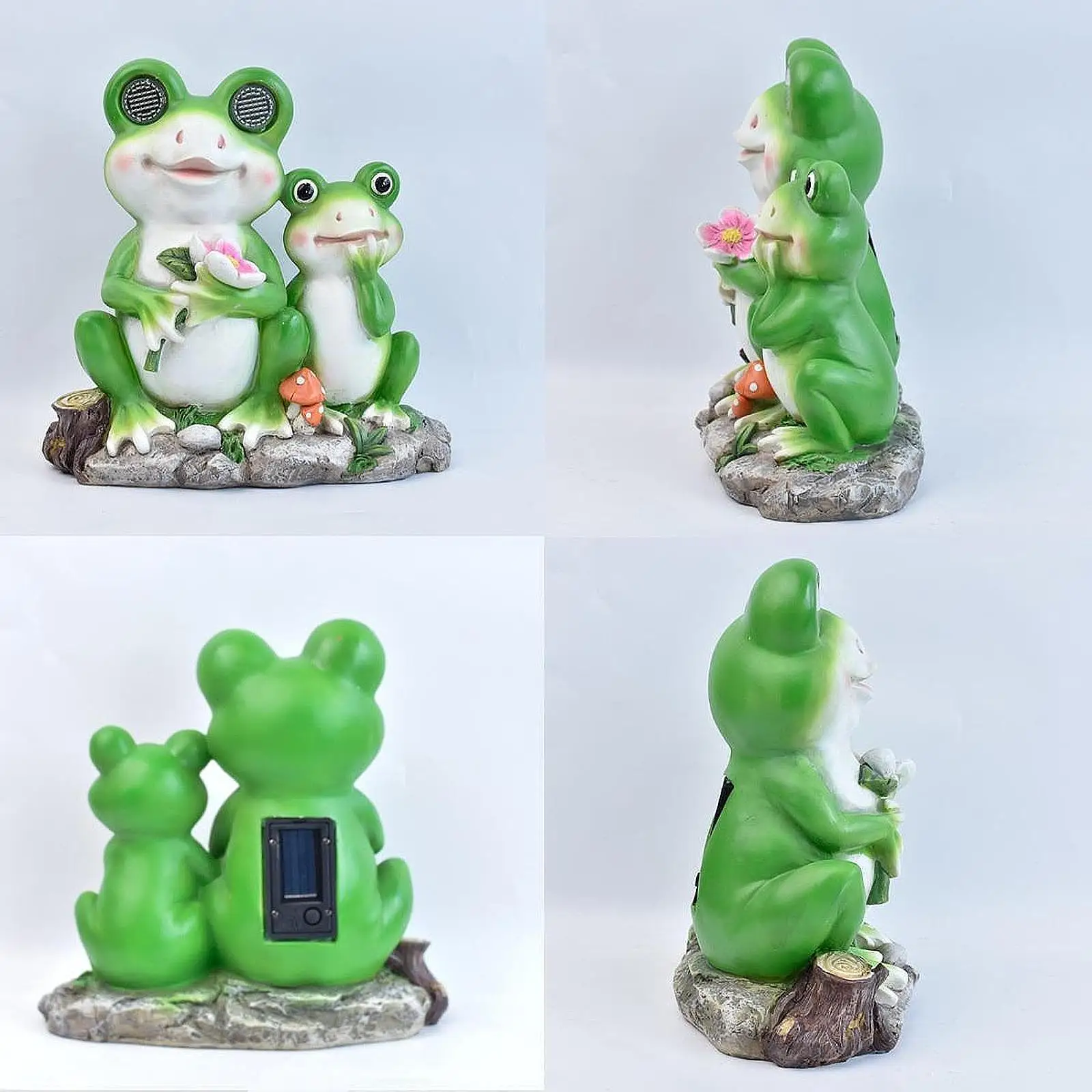 Garden Frog Couple Solar Light Statue Creative, Durability, Animal Figurine, Resin, with Realistic Eye Movement for Lawn
Garden Frog Couple Solar Light Statue Creative, Durability, Animal Figurine, Resin, with Realistic Eye Movement for Lawn
