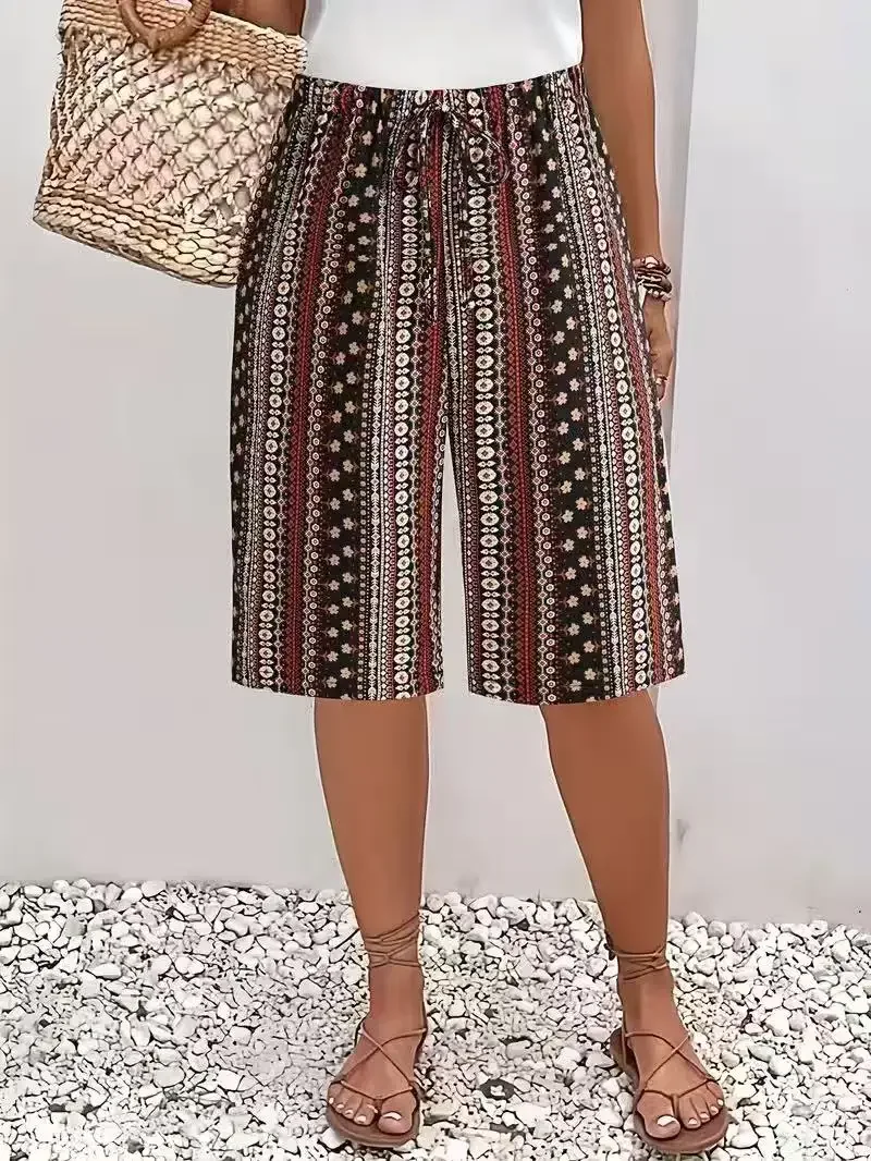 Summer New Hawaiian Style Beach Pants Japanese Five-Part Ladies Casual Shorts Ethnic Novelty Beachwear for Women
Summer New Hawaiian Style Beach Pants Japanese Five-Part Ladies Casual Shorts Ethnic Novelty Beachwear for Women