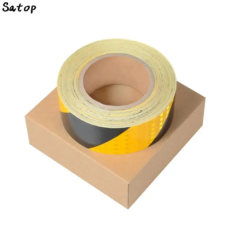 5cm*25m Reflective Tape Car Stickers Black Yellow Twill Reflector Sticker Security Protection Glow In The Dark Tape For Bicycle
5cm*25m Reflective Tape Car Stickers Black Yellow Twill Reflector Sticker Security Protection Glow In The Dark Tape For Bicycle