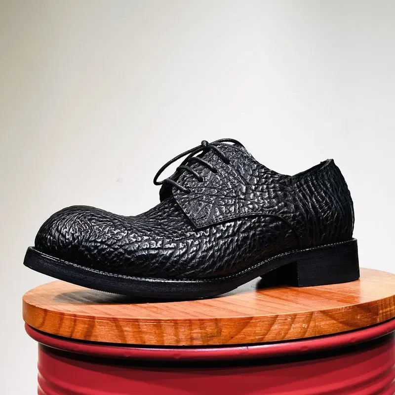 Men's Round Headed Cowhide Business Dress British Casual Leather Men's Shoes
Men's Round Headed Cowhide Business Dress British Casual Leather Men's Shoes