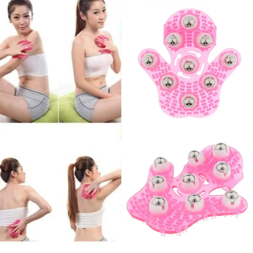Palm Shaped Massager with Rolling Metal Balls Deep Tissue Massage Tool for Full Body Relaxation and Cellulite Reduction
Palm Shaped Massager with Rolling Metal Balls Deep Tissue Massage Tool for Full Body Relaxation and Cellulite Reduction