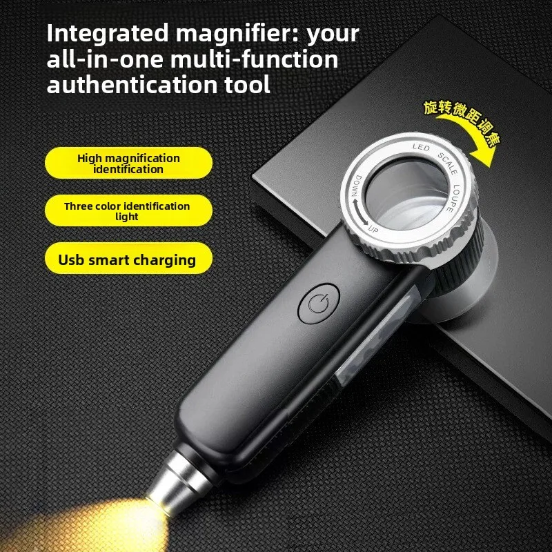 Multi-functional Magnifier for Professional Appraisal of Cultural Relics Jewelry and Purple Sand Pot with Light and UV Function
Multi-functional Magnifier for Professional Appraisal of Cultural Relics Jewelry and Purple Sand Pot with Light and UV Function