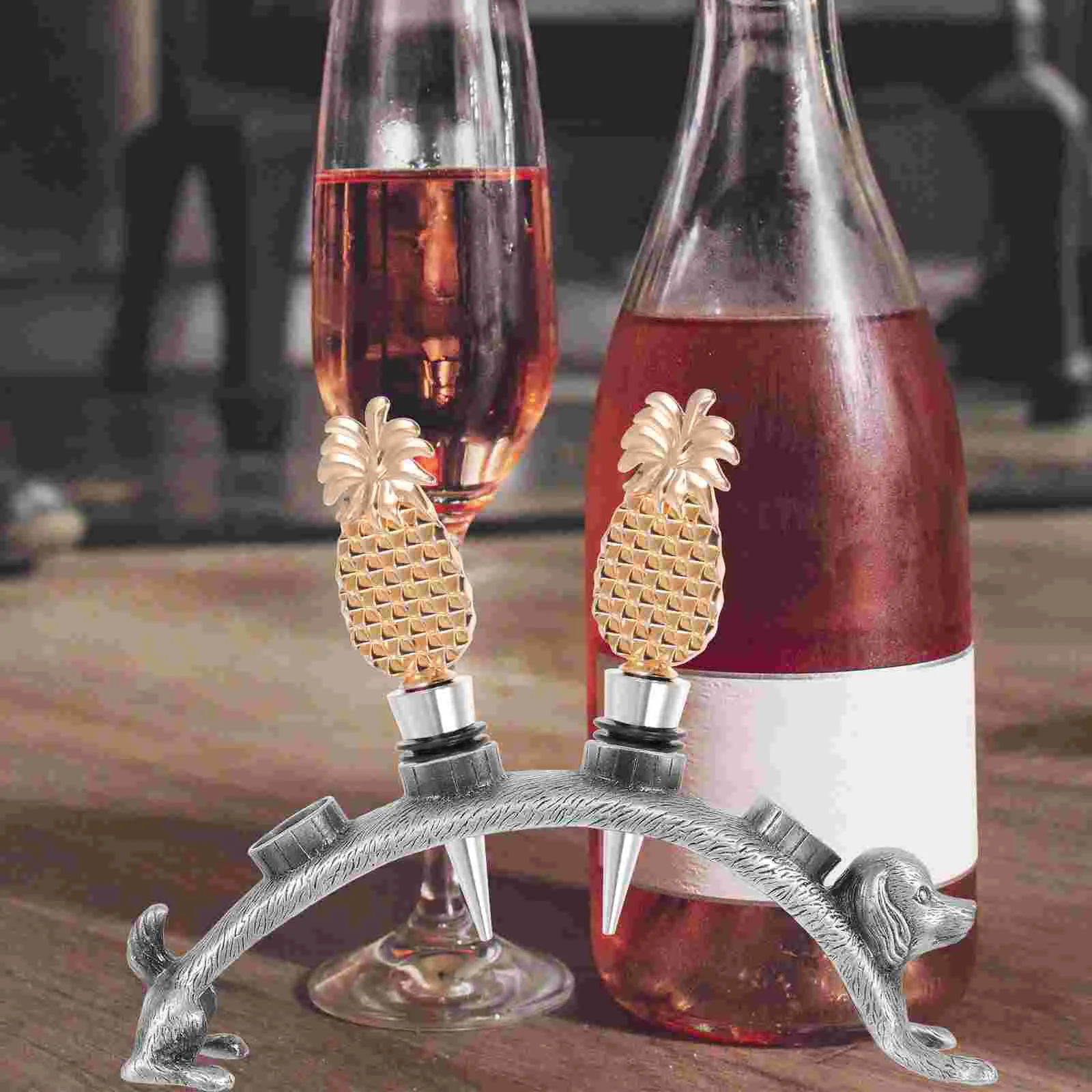 Bottle Stopper Ornament Display Stand Decorative Plug Rack Accessories Pump Dispenser Zinc Alloy Metal Pourer Corks
Bottle Stopper Ornament Display Stand Decorative Plug Rack Accessories Pump Dispenser Zinc Alloy Metal Pourer Corks