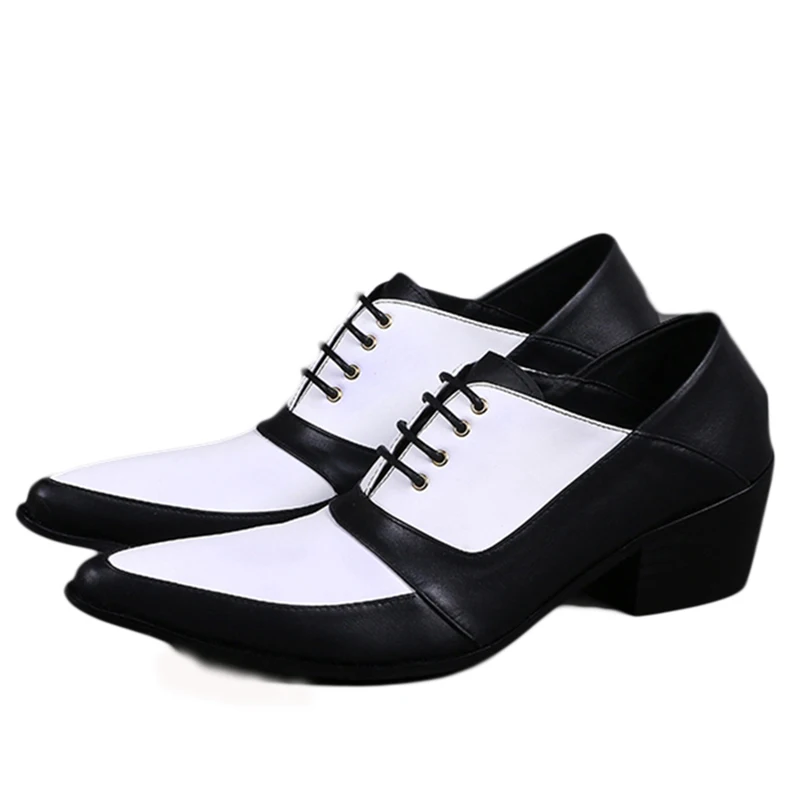 Batzuzhi 6.5cm Heels Men's Shoes Fashion Lace-up Genuine Leather Dress Shoes Men Black White Business, Party Shoes Men, Big Size
Batzuzhi 6.5cm Heels Men's Shoes Fashion Lace-up Genuine Leather Dress Shoes Men Black White Business, Party Shoes Men, Big Size