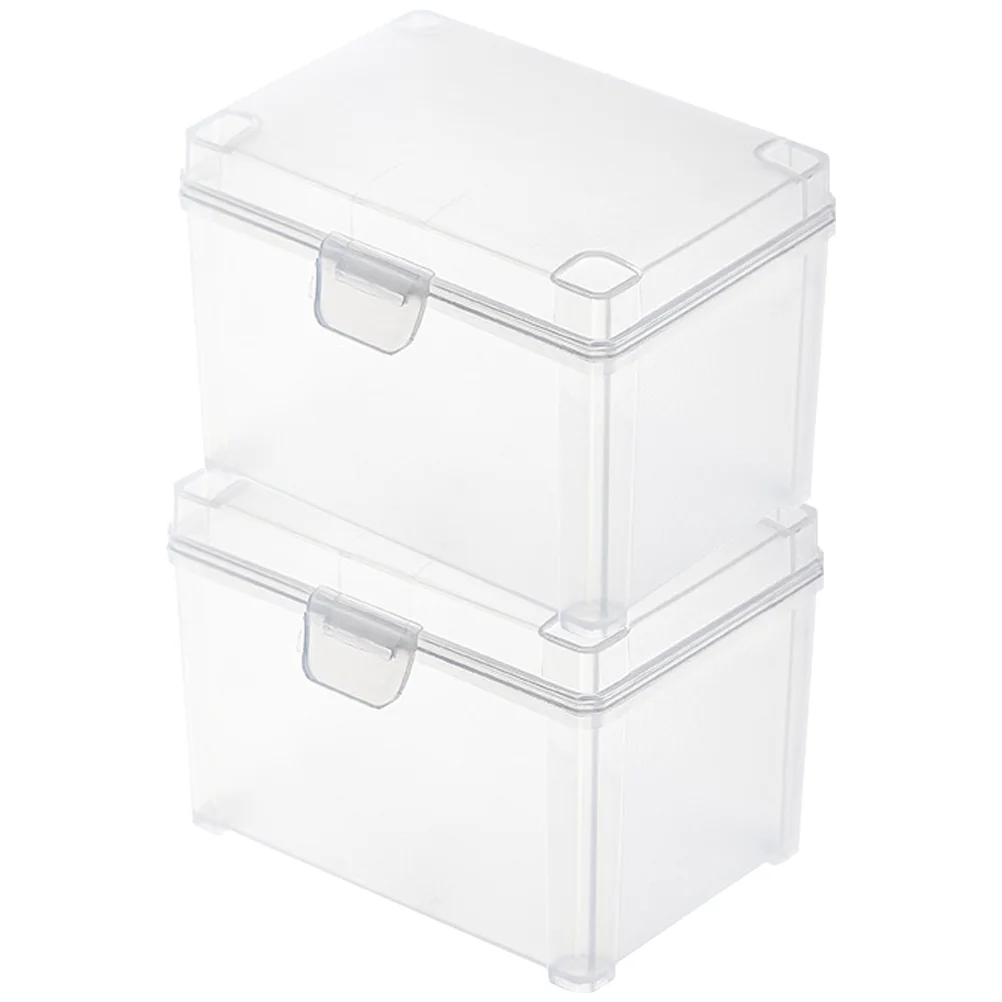 2 Pcs Transparent Plastic Storage Boxes for Cards Game Beads Small Office Supplies ganizer Clear Mini Container Set
2 Pcs Transparent Plastic Storage Boxes for Cards Game Beads Small Office Supplies ganizer Clear Mini Container Set