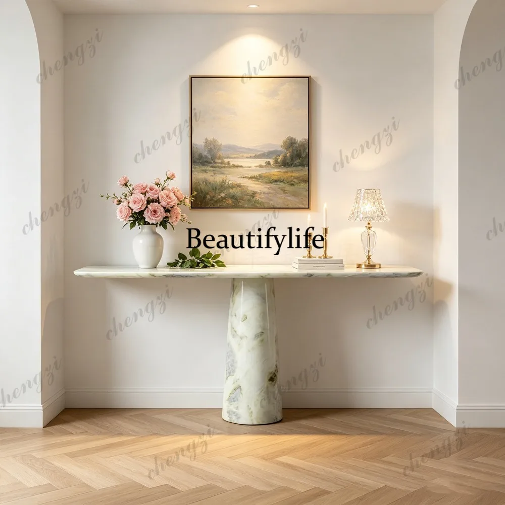 Italian light luxury high-grade natural marble entrance table designer hotel corridor entrance cabinet
Italian light luxury high-grade natural marble entrance table designer hotel corridor entrance cabinet