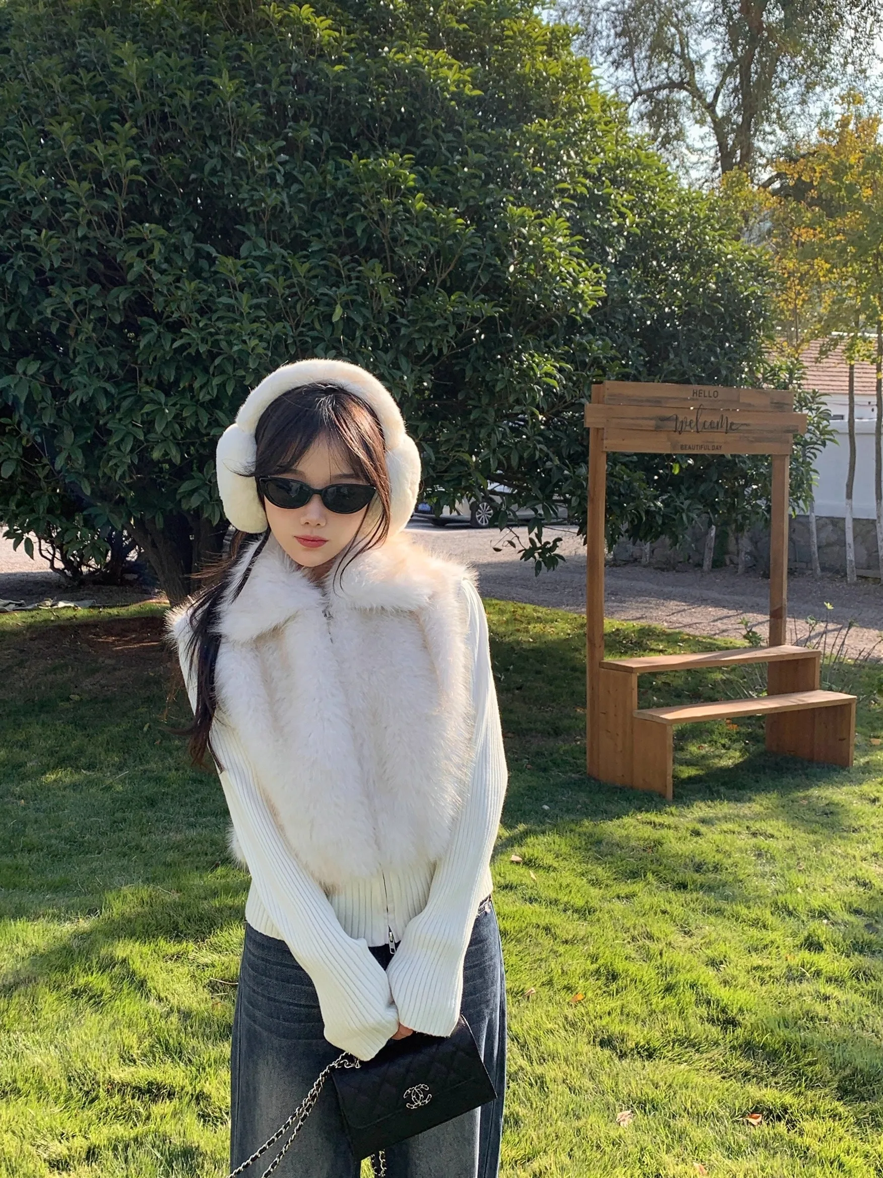 Kiki Winter Sweetheart Detachable Sve Fur Coat Zipper Closure Long Sve mat Sle Ladies Jaet Thiened Outerwear
Kiki Winter Sweetheart Detachable Sve Fur Coat Zipper Closure Long Sve mat Sle Ladies Jaet Thiened Outerwear