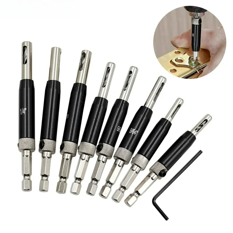 8pcs 4PCs Self Centering Hinge Drill Bits Woodworking Door Window Hinge Drill Bit Positioning Hole Opener
8pcs 4PCs Self Centering Hinge Drill Bits Woodworking Door Window Hinge Drill Bit Positioning Hole Opener