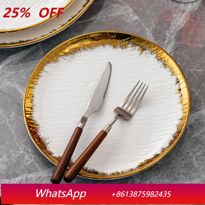 LMM Western food plate Light luxury Phnom Penh seafood fusion dish plate Nordic style tableware
LMM Western food plate Light luxury Phnom Penh seafood fusion dish plate Nordic style tableware