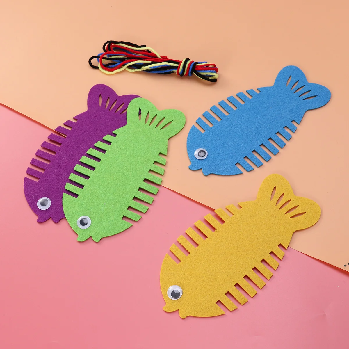 4 Pcs Hand-made Materials for Threading Mermaid Toys Early Learning Education Math Teaching Aids Manual
4 Pcs Hand-made Materials for Threading Mermaid Toys Early Learning Education Math Teaching Aids Manual
