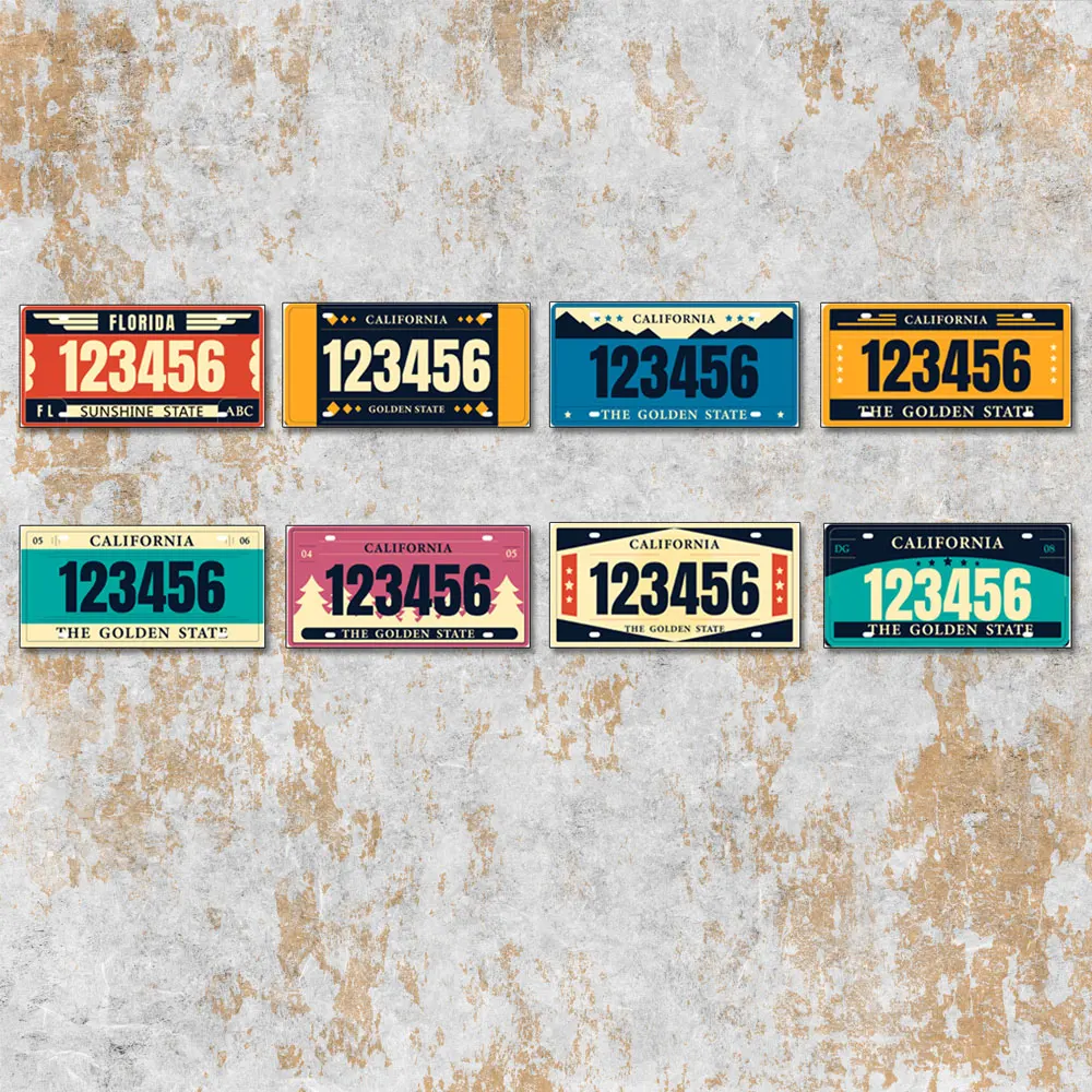 1pc Colorful Custom License Plate Metal Sign Personalized Name Plate For Living Room Decor Bar Cafe
1pc Colorful Custom License Plate Metal Sign Personalized Name Plate For Living Room Decor Bar Cafe