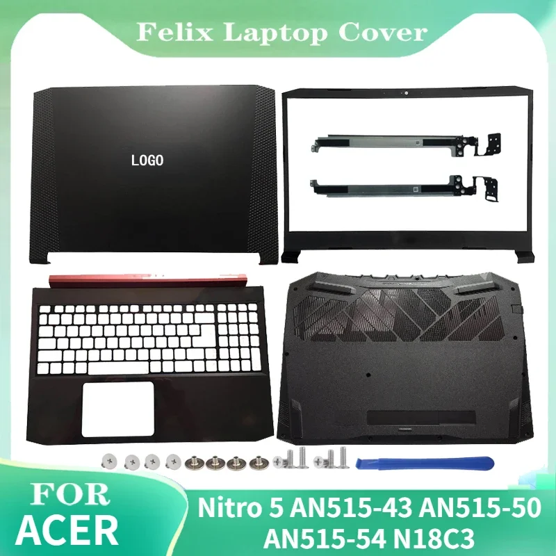 NEW Top Case Laptop LCD Back Cover/Front Bezel/Palmrest/Bottom Case For Acer Nitro 5 AN515-43 AN515-50 AN515-54 N18C3
NEW Top Case Laptop LCD Back Cover/Front Bezel/Palmrest/Bottom Case For Acer Nitro 5 AN515-43 AN515-50 AN515-54 N18C3