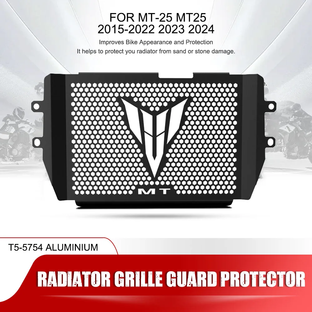 Radiator Grille Guard Cover Protector Fit FOR YAMAHA MT-25 MT25 MT03 2015 2016 2017 2018-2019-2020-2021-2022-2023-2024 2025 2026
Radiator Grille Guard Cover Protector Fit FOR YAMAHA MT-25 MT25 MT03 2015 2016 2017 2018-2019-2020-2021-2022-2023-2024 2025 2026
