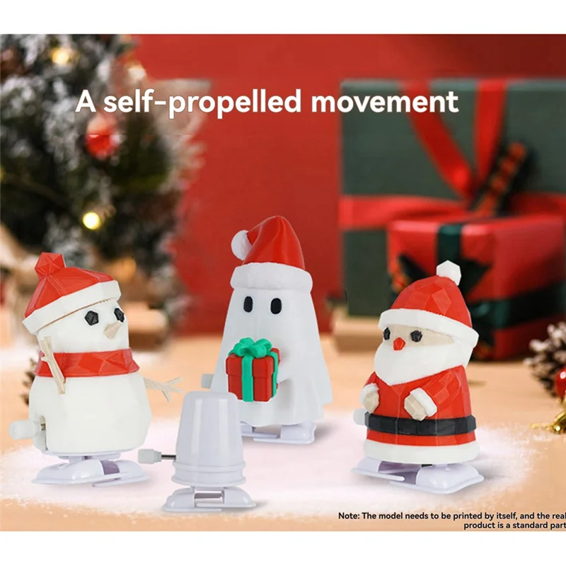 AA84 6Pcs Clockwork Legged Robot Christmas Clockwork Self-Propelled Movement Educational 3D Printed Accessories
AA84 6Pcs Clockwork Legged Robot Christmas Clockwork Self-Propelled Movement Educational 3D Printed Accessories