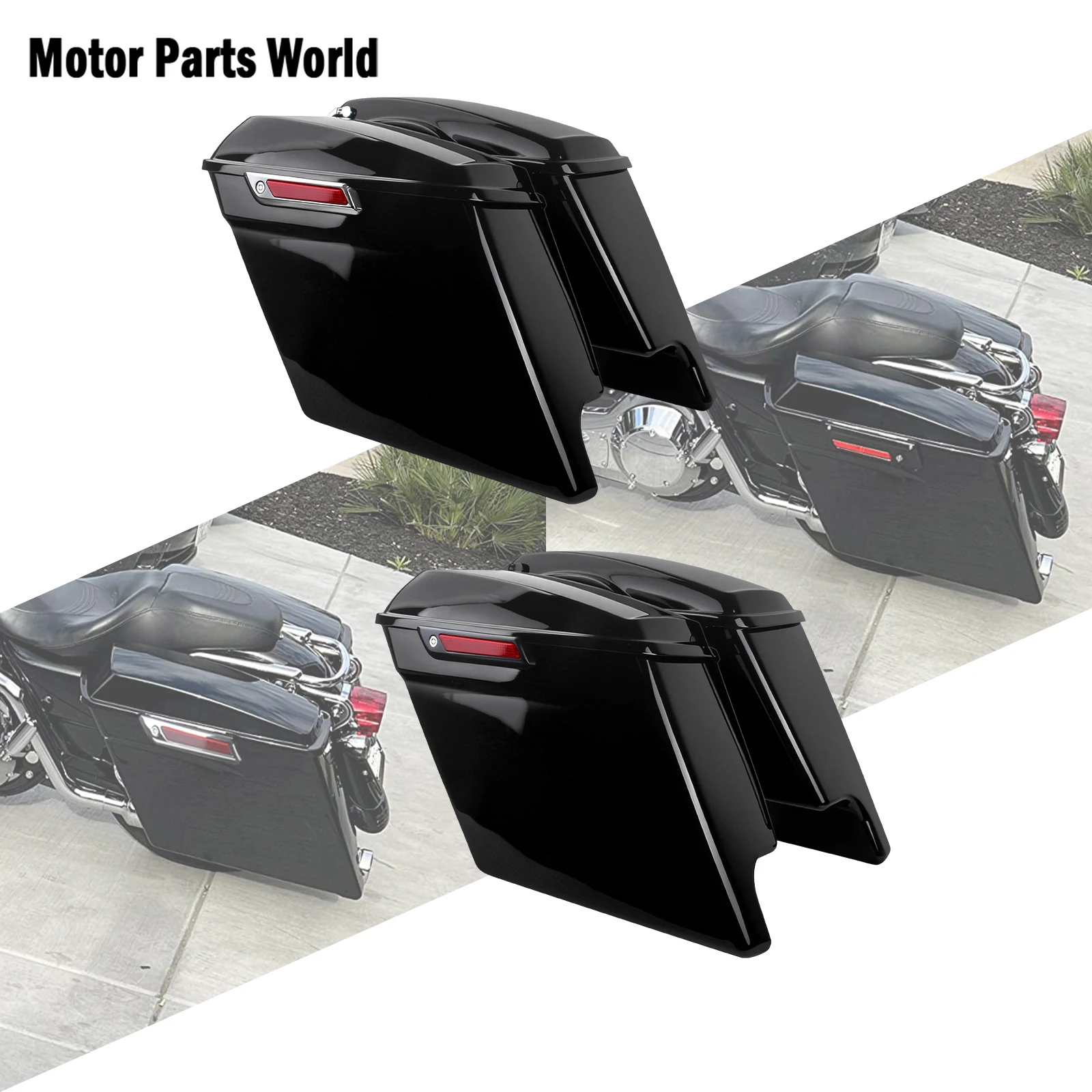 Motorcycle 5" Stretched Extended Hard Bags Saddlebags Rear Trunk Luggage For Harley Touring Road King Street Glide Ultra Limited
Motorcycle 5" Stretched Extended Hard Bags Saddlebags Rear Trunk Luggage For Harley Touring Road King Street Glide Ultra Limited