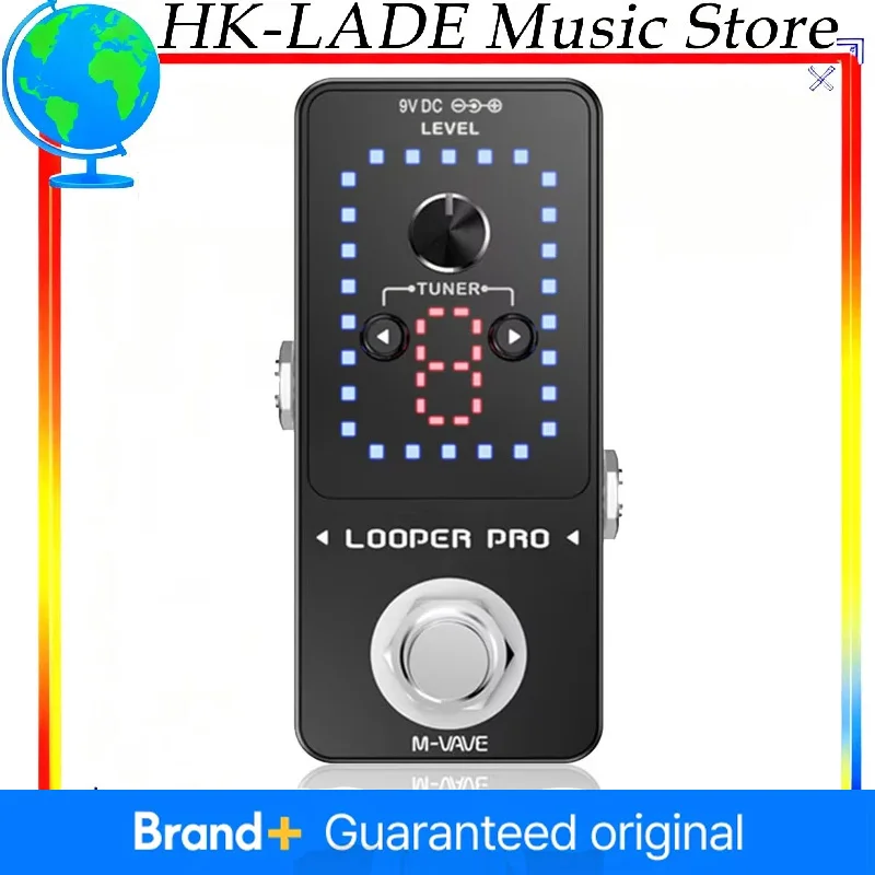 Педаль эффектов для гитары M-VAVE Looper Pro, новый стиль, 9 петель, 40 минут записи, станция-петля с тюнером, гитарная педаль Overdub
Педаль эффектов для гитары M-VAVE Looper Pro, новый стиль, 9 петель, 40 минут записи, станция-петля с тюнером, гитарная педаль Overdub