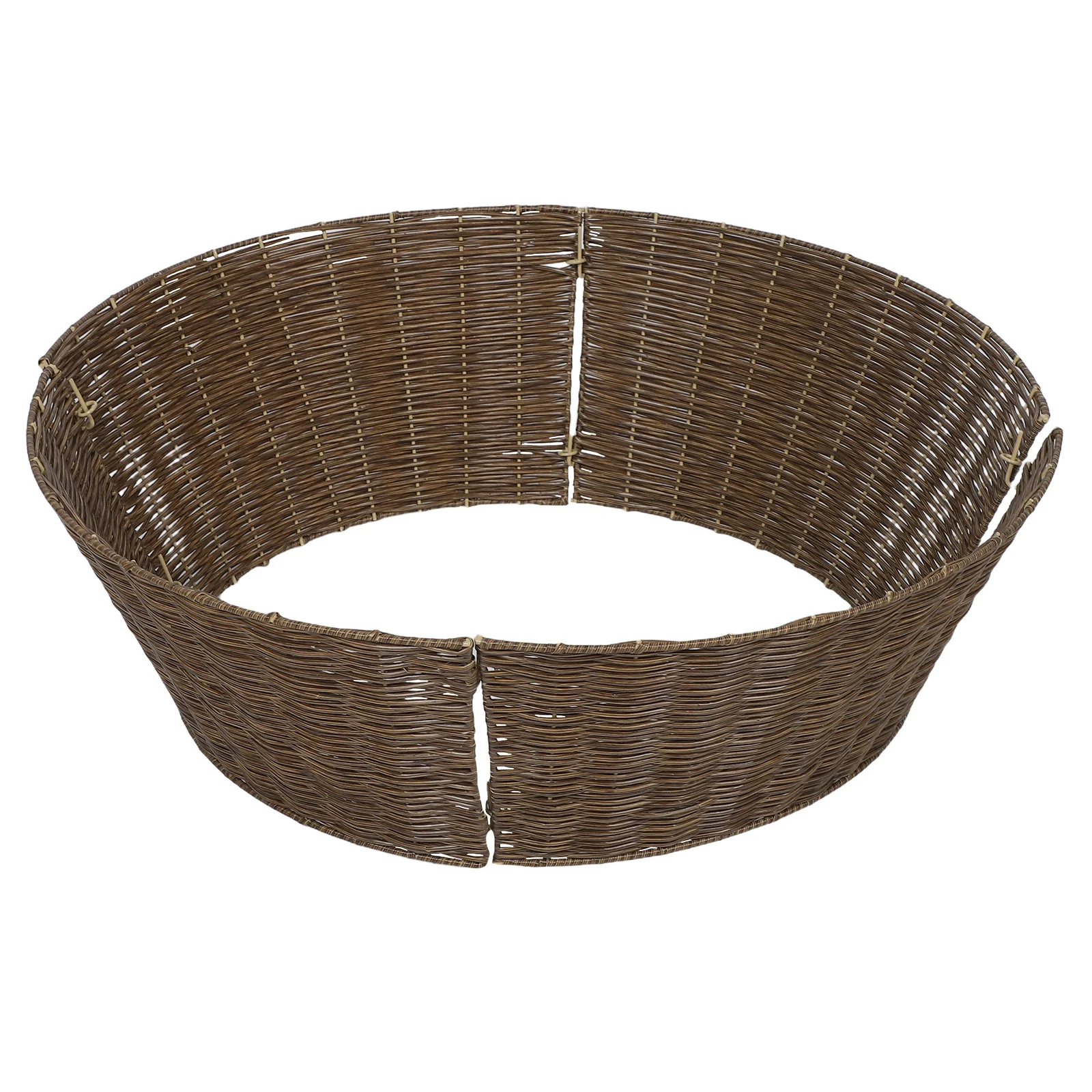 Basket Christmas Tree Base Ring Decorative Skirt Accessories Christmass Brown Collar
Basket Christmas Tree Base Ring Decorative Skirt Accessories Christmass Brown Collar