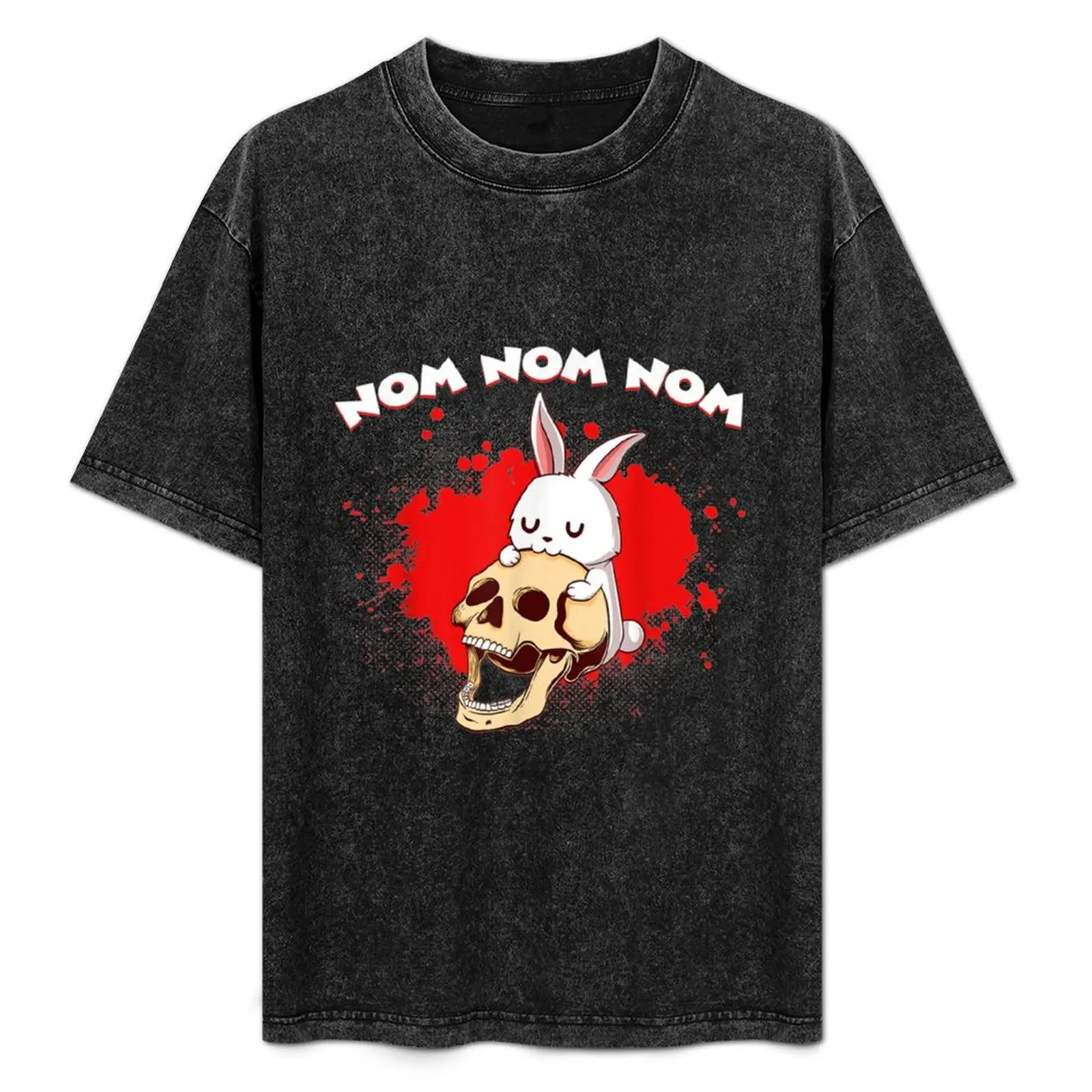 Nom Nom Nom Eat Skull Head Bunny Rabbit Kawaii Anime Rodent.png T-Shirt Halloween Theme T-Shirt
Nom Nom Nom Eat Skull Head Bunny Rabbit Kawaii Anime Rodent.png T-Shirt Halloween Theme T-Shirt