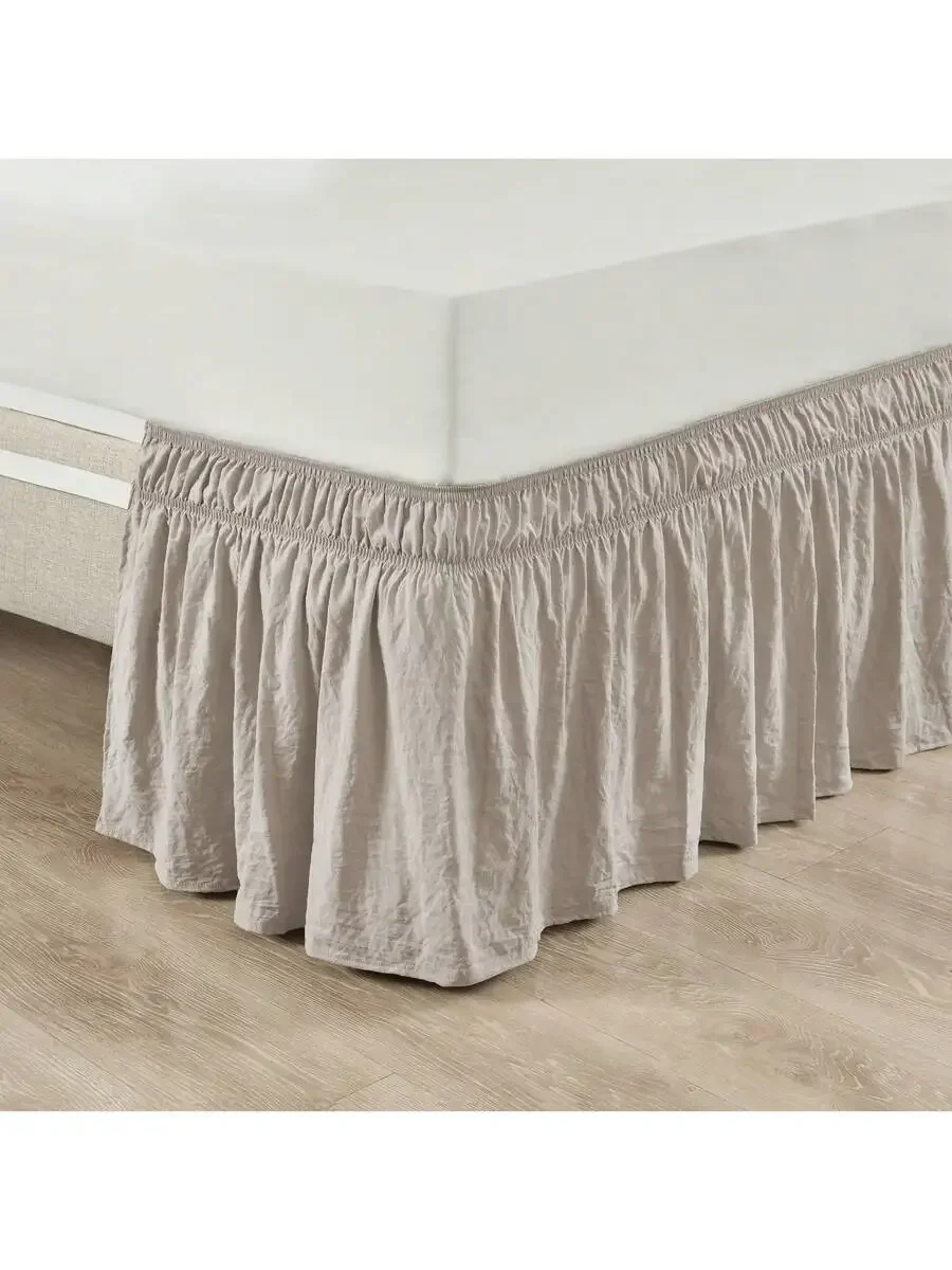 Ruched Ruffle Elastic Bed Skirt Dark Gray Queen King California King
Ruched Ruffle Elastic Bed Skirt Dark Gray Queen King California King