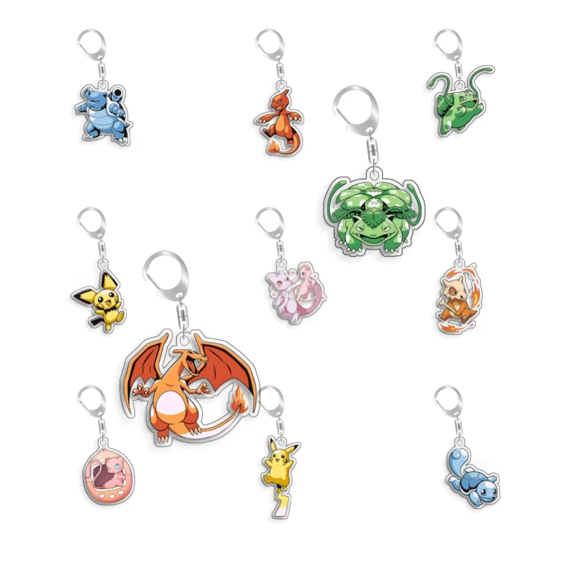 For Pokemon Elf Qikchu Blastoise Charmeleon Mewtwo Acrylic Selfmade Original Cute Cartoon Anime Keychain Pendant Toy Gift 5cm
For Pokemon Elf Qikchu Blastoise Charmeleon Mewtwo Acrylic Selfmade Original Cute Cartoon Anime Keychain Pendant Toy Gift 5cm