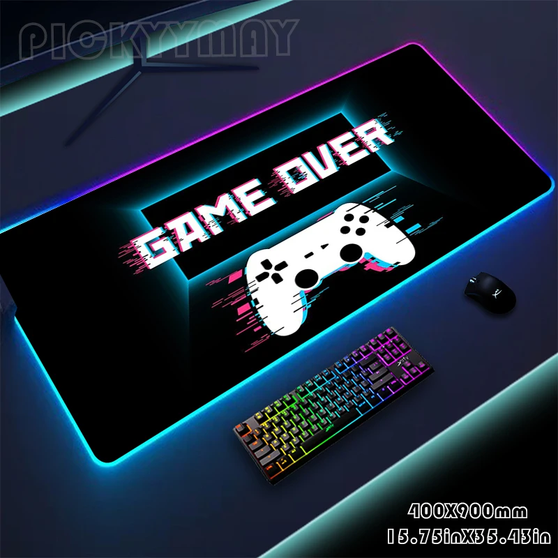 Large LED Desk Mats XXL RGB Computer Mousepad Switch 90x40cm Backlight Keyboard Mat Gamer Table Pad Luminous Mousepads
Large LED Desk Mats XXL RGB Computer Mousepad Switch 90x40cm Backlight Keyboard Mat Gamer Table Pad Luminous Mousepads